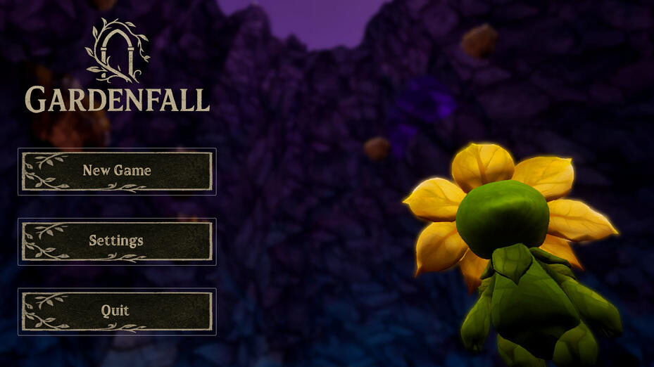 Gardenfall Main Menu